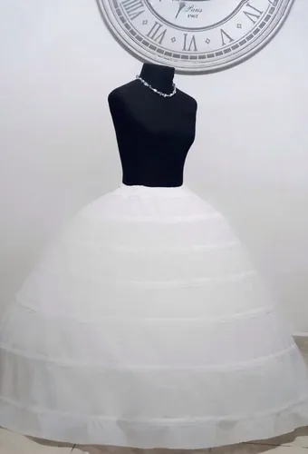 Enagua clásica con tul rosa